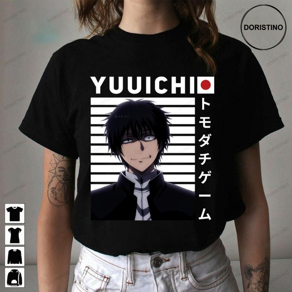 Tomodachi Game Yuuichi Katagiriwork Graphic Awesome Shirts